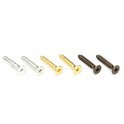 Floyd Rose FRNMSTBP Floyd Rose Original Top Nut Mounting Screws - Black Set of 2