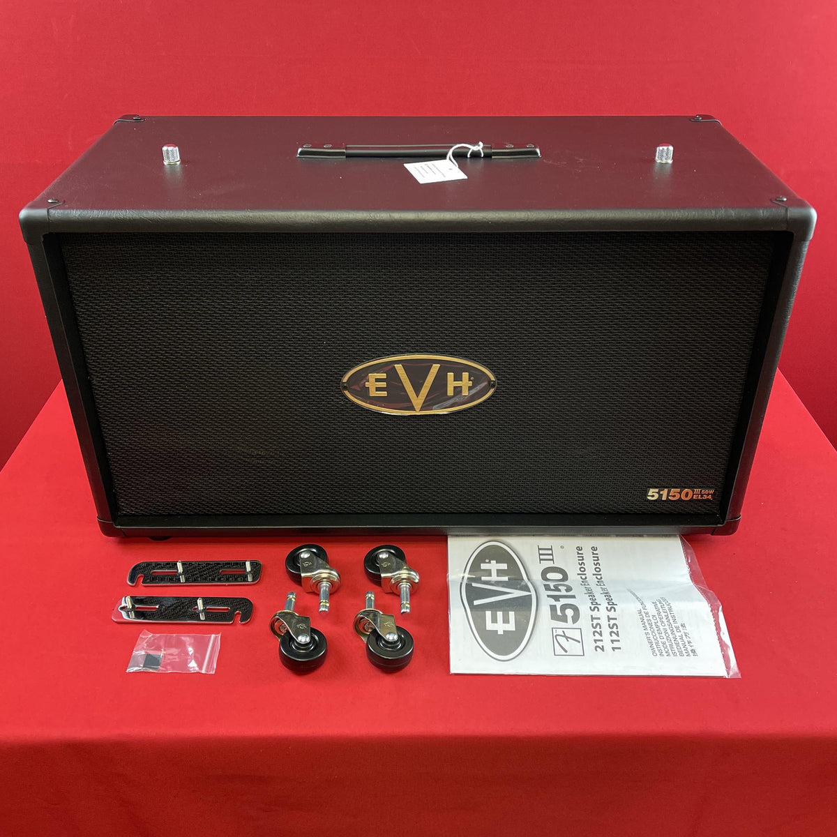 USED EVH 5150III EL34 212ST 50W 2x12 Guitar Speaker Cabinet Black used-evh-5150iii-el34-212st-50w-2x12-guitar-speaker-cabinet-black
