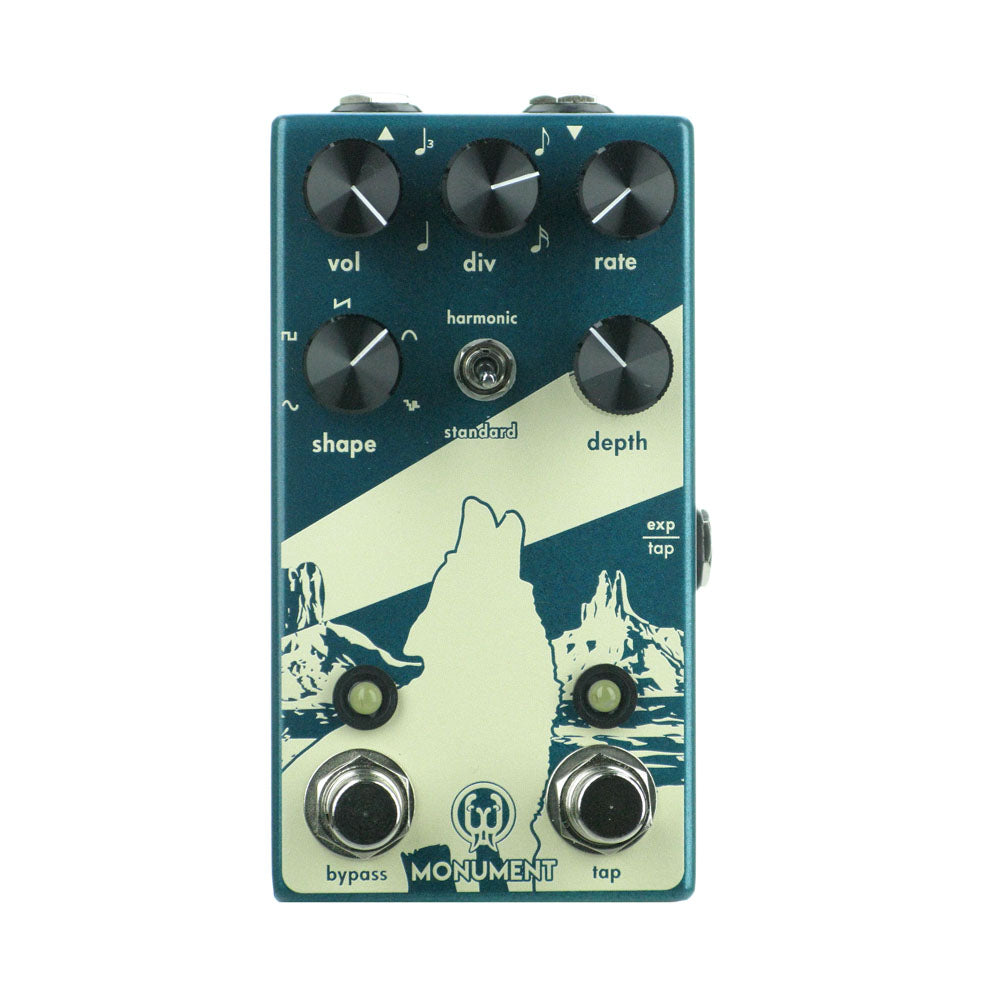 tremolo pedal with expression Walrus Audio Monument V2 Tap Tremolo, Teal (Gear Hero Exclusive)