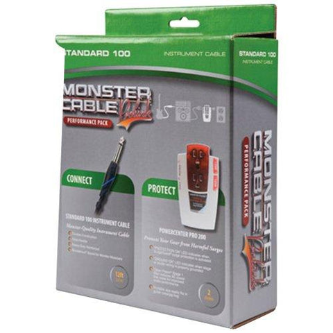 Monster Standard 100 Instrument Cable and PRO 200 Powercenter Performance Pack