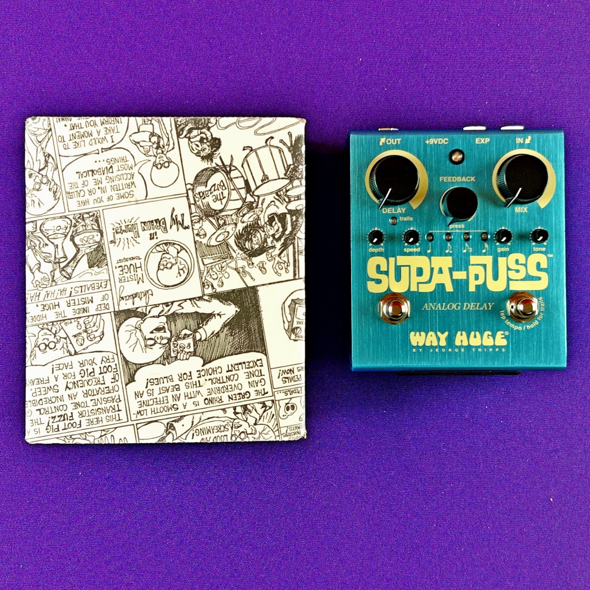 USED] Way Huge Supa-Puss Analog Delay with Tap Tempo – Gear Hero