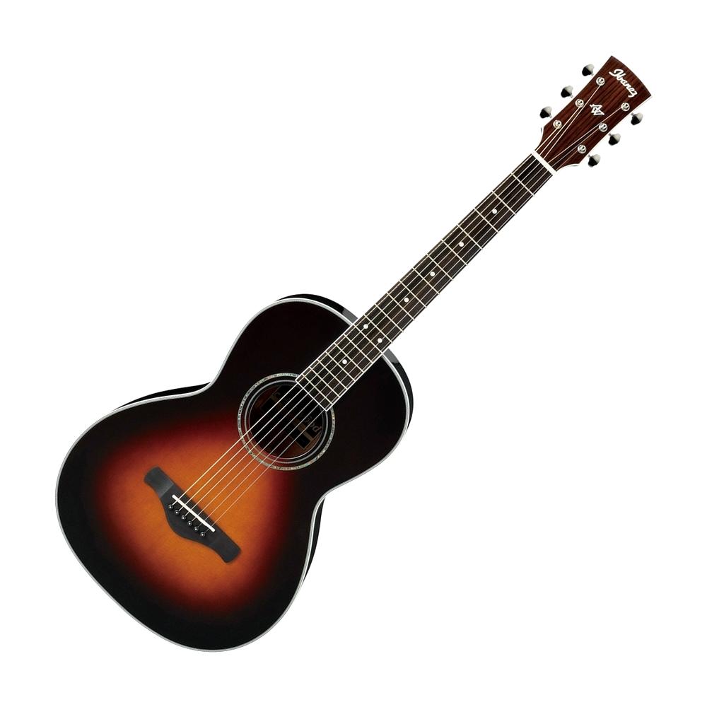 Ibanez AVN1BS Artwood Vintage Parlor Acoustic Guitar Brown Sunburst