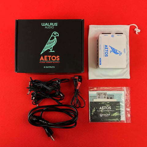 [USED] Walrus Audio Aetos 8 Output Power Supply, White/Blue (Gear Hero Exclusive)