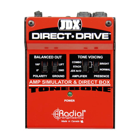 Radial JDX Direct-Drive Amp Simulator DI