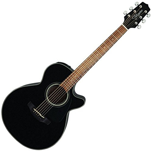 Takamine GF30CE BLK FXC Cutaway Acoustic/ Electric Guitar, Black