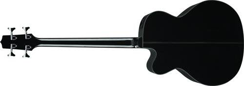 Takamine GB30CE BLK Jumbo Acoustic/ Electric Bass Guitar, Venetian Cutaway, Black
