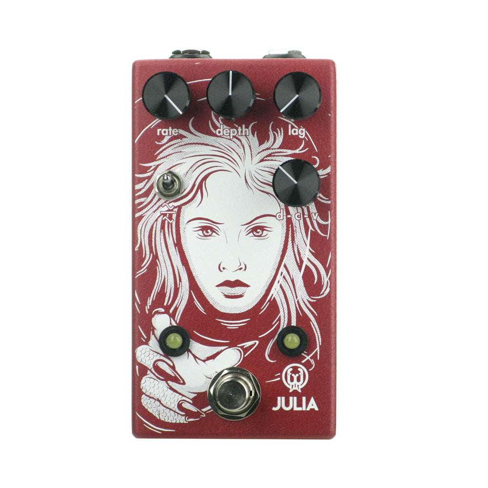 julia pedal Walrus Audio Julia V2 Analog Chorus/Vibrato, Red (Gear Hero Exclusive)
