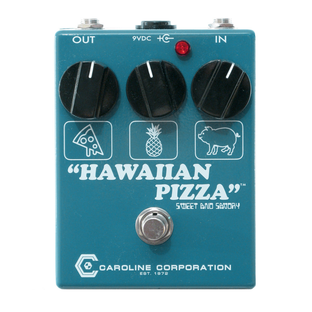 pizza pedal Caroline Hawaiian Pizza Fuzz Overdrive, Reverse (Gear Hero Exclusive)