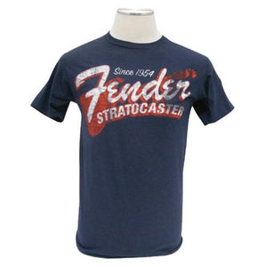 Fender® Stratocaster Since 1954 T-Shirt, Navy, L