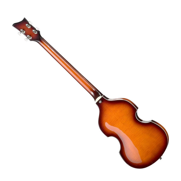 Hofner HI-BB-L-SB Ignition Left-Handed Electric Violin Bass, Sunburst