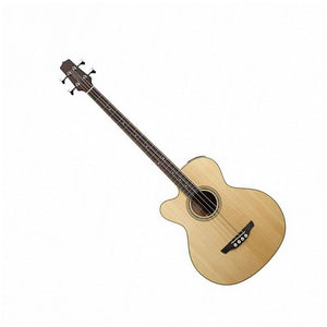 Takamine EGB2S-N-LH Acoustic/ Electric Bass Guitar, Natural, Left Handed
