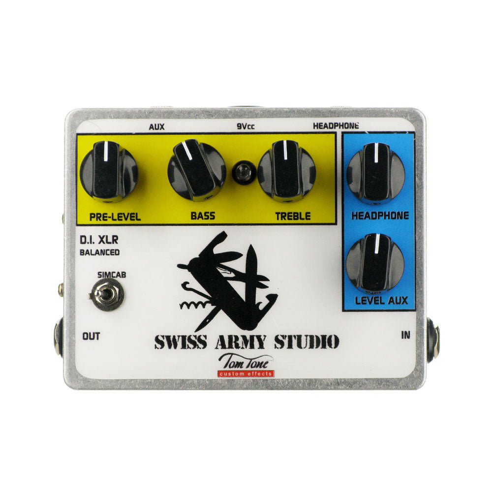 bass cab simulator pedal Tom Tone Swiss Army Studio Preamp and Cab Sim – Gear Hero