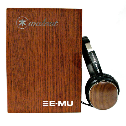 E-MU Walnut Lightweight Audiophile Headphones