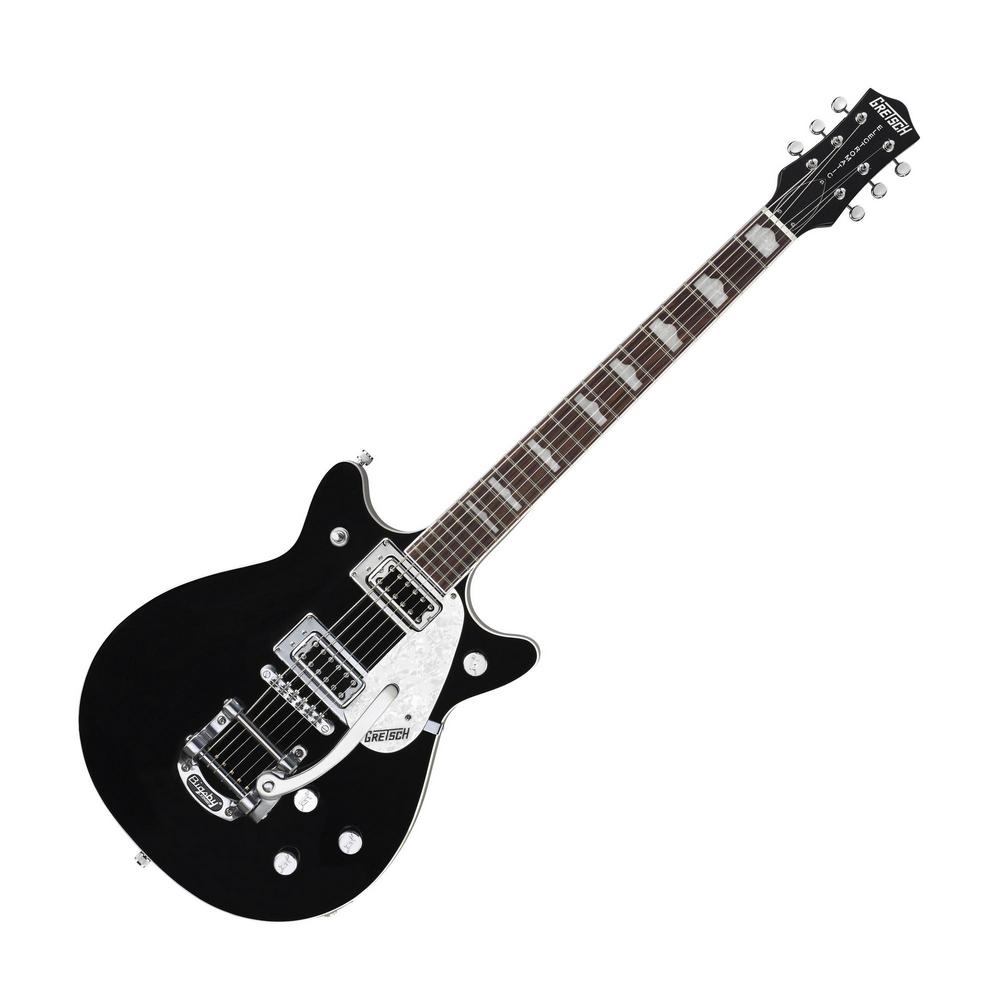 GRETSCH G5445T ELECTROMATIC DOUBLE JET ELECTRIC GUITAR W/BIGSBY, BLACK