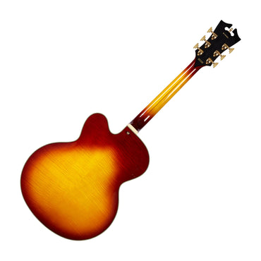 D'Angelico EXL-1 Excel Hollow-Body Electric Guitar, Iced Tea Burst