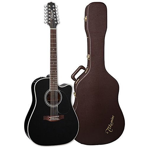 Takamine EF381SC 12-String Dreadnought Acoustic/ Electric Guitar with Hard Case