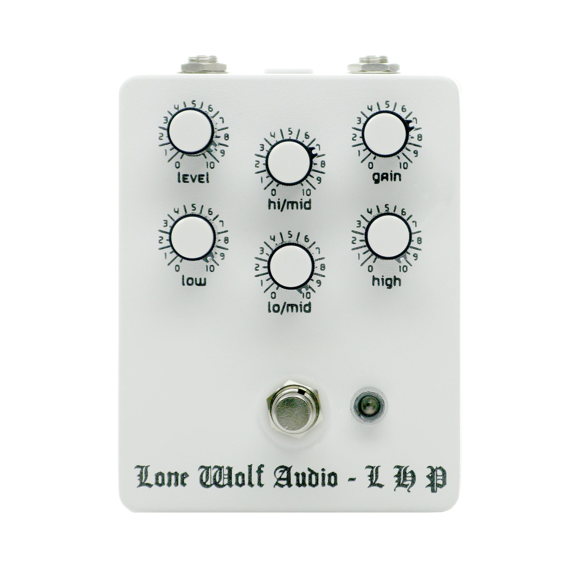 lone wolf pedals Lone Wolf Audio Left Hand Path Distortion, White (Gear Hero Exclusive)
