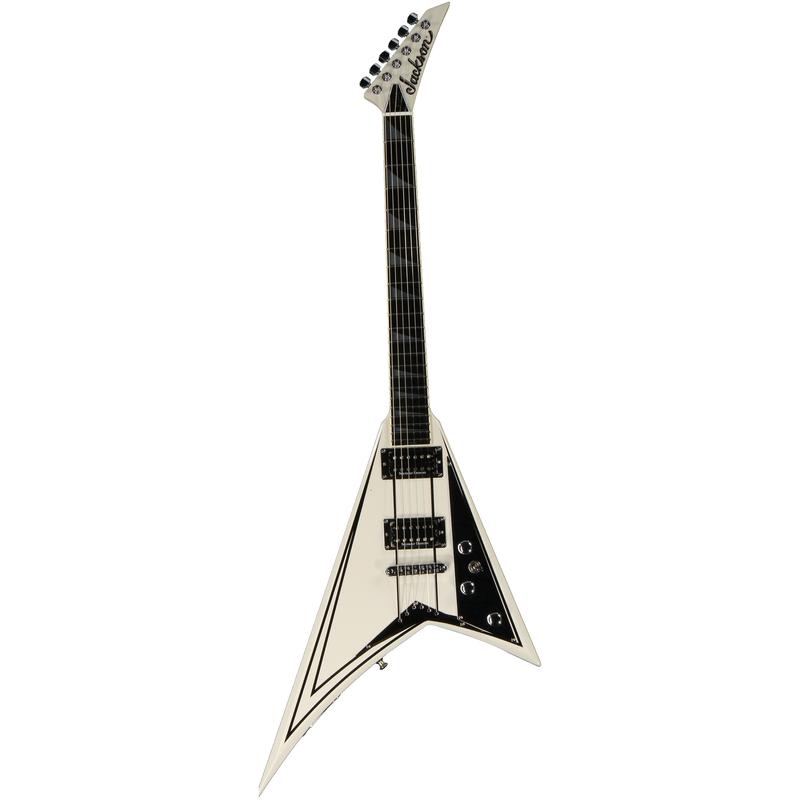 Jackson Rhoads RRXMG - Snow White with Black Pinstripes