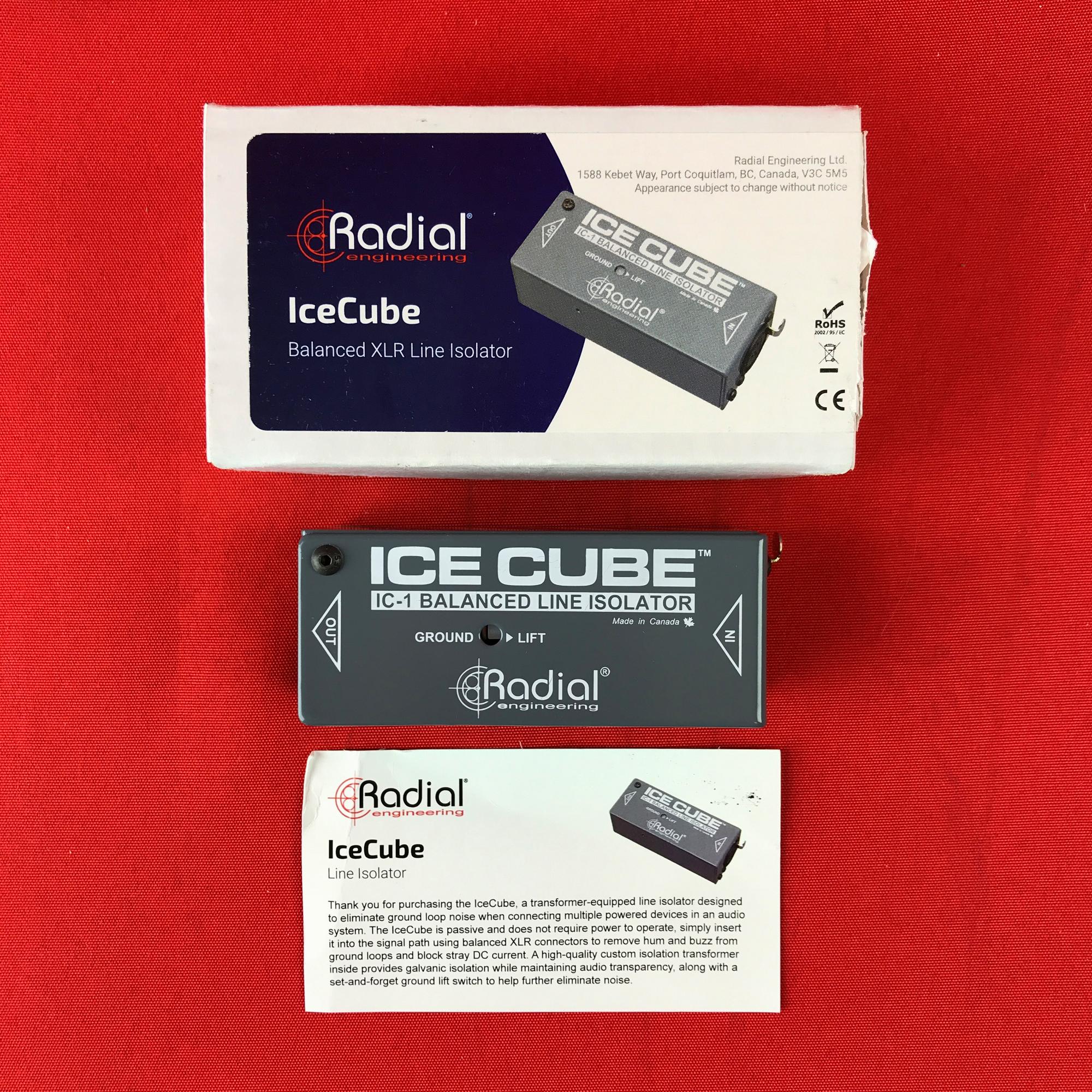 USED] Radial IC-1 Ice Cube Balanced Line Isolator and Hum