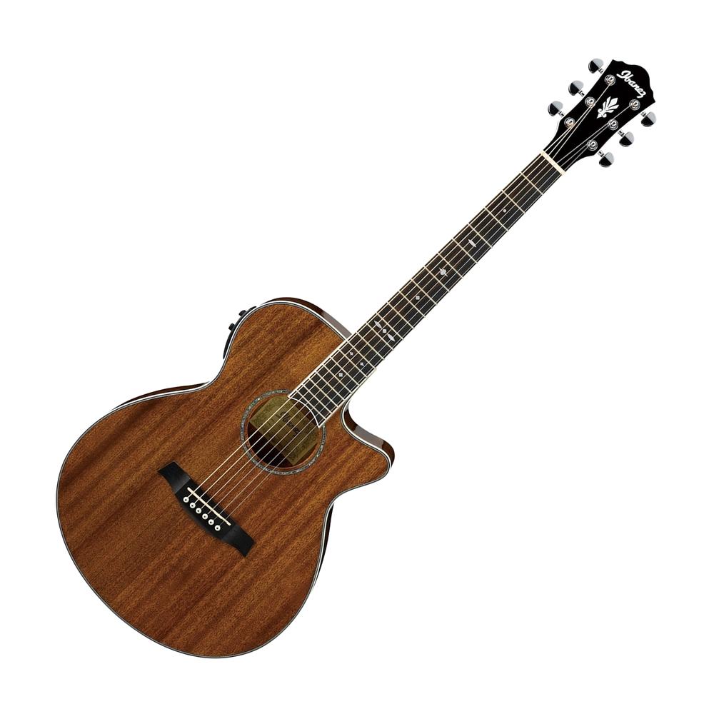 Ibanez AEG12IINT Acoustic-Electric Guitar, Natural Finish