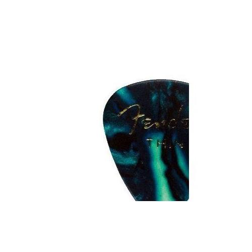 Fender 351 Premium Guitar Picks, 12 Pack, Ocean Turquoise, Medium
