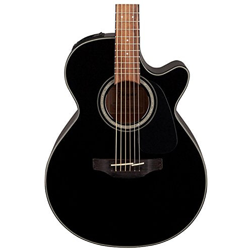 Takamine GF30CE BLK FXC Cutaway Acoustic/ Electric Guitar, Black