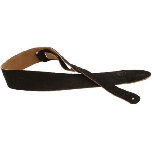 Fender Accessories 099-0692-001 2 1/2-Inch F Suede Electric Guitar Strap - Black