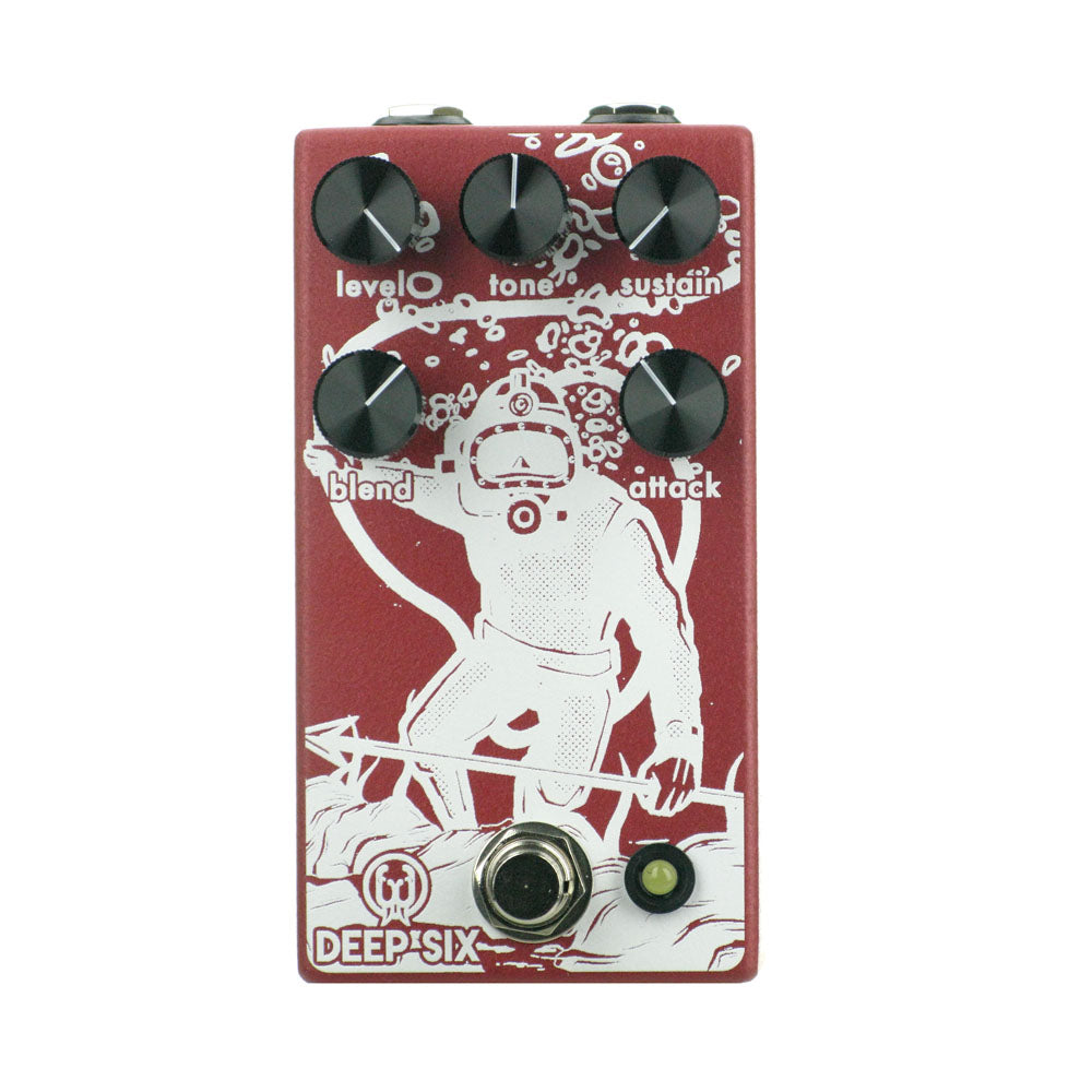 deep six pedal Walrus Audio Deep Six Compressor V3, Red (Gear Hero Exclusive)