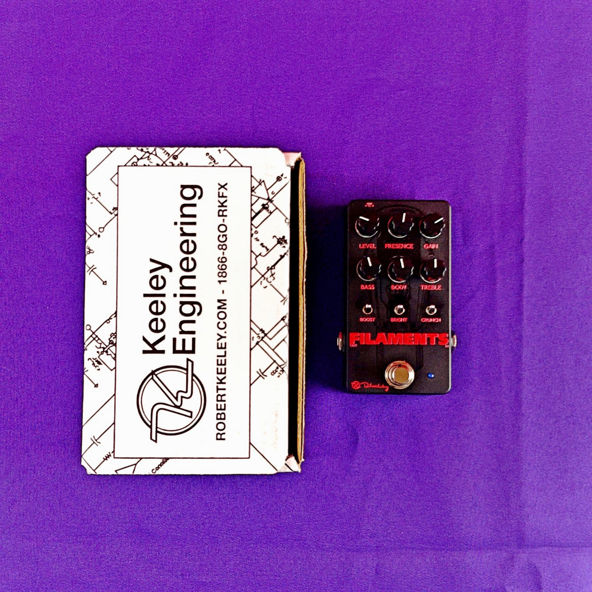 [USED] Keeley Filaments Overdrive Distortion guitar pedals for any genre