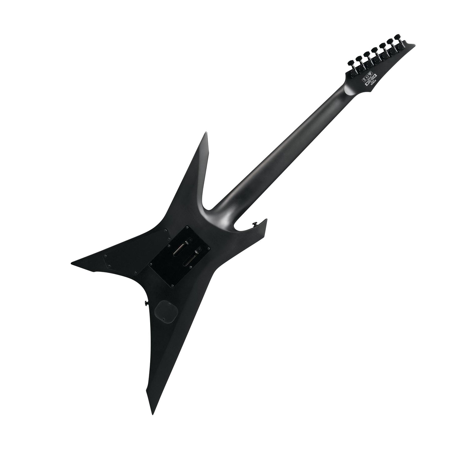Ibanez XPTB720BKF Xiphos Iron Label 7 String Electric Guitar w/Gig Bag, Black Flat