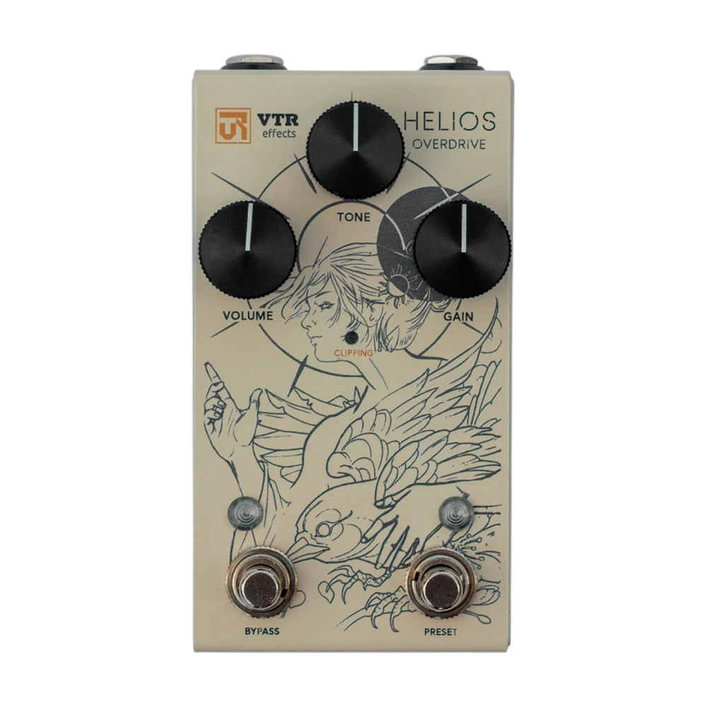 digital overdrive pedal VTR Effects Helios Gold Series Overdrive