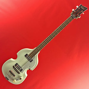 [USED] Hofner HI-BB-PE-PW Ignition Pro Violin Bass, Pearl White (See Description)