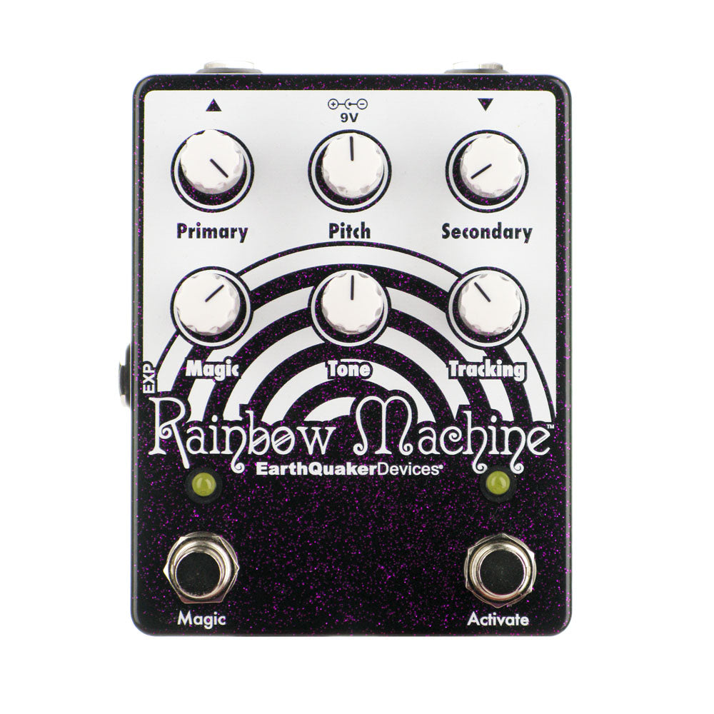 rainbow machine pedal EarthQuaker Devices Rainbow Machine V2 Polyphonic Pitch Mesmerizer, Purple Sparkle (Gear Hero Exclusive)