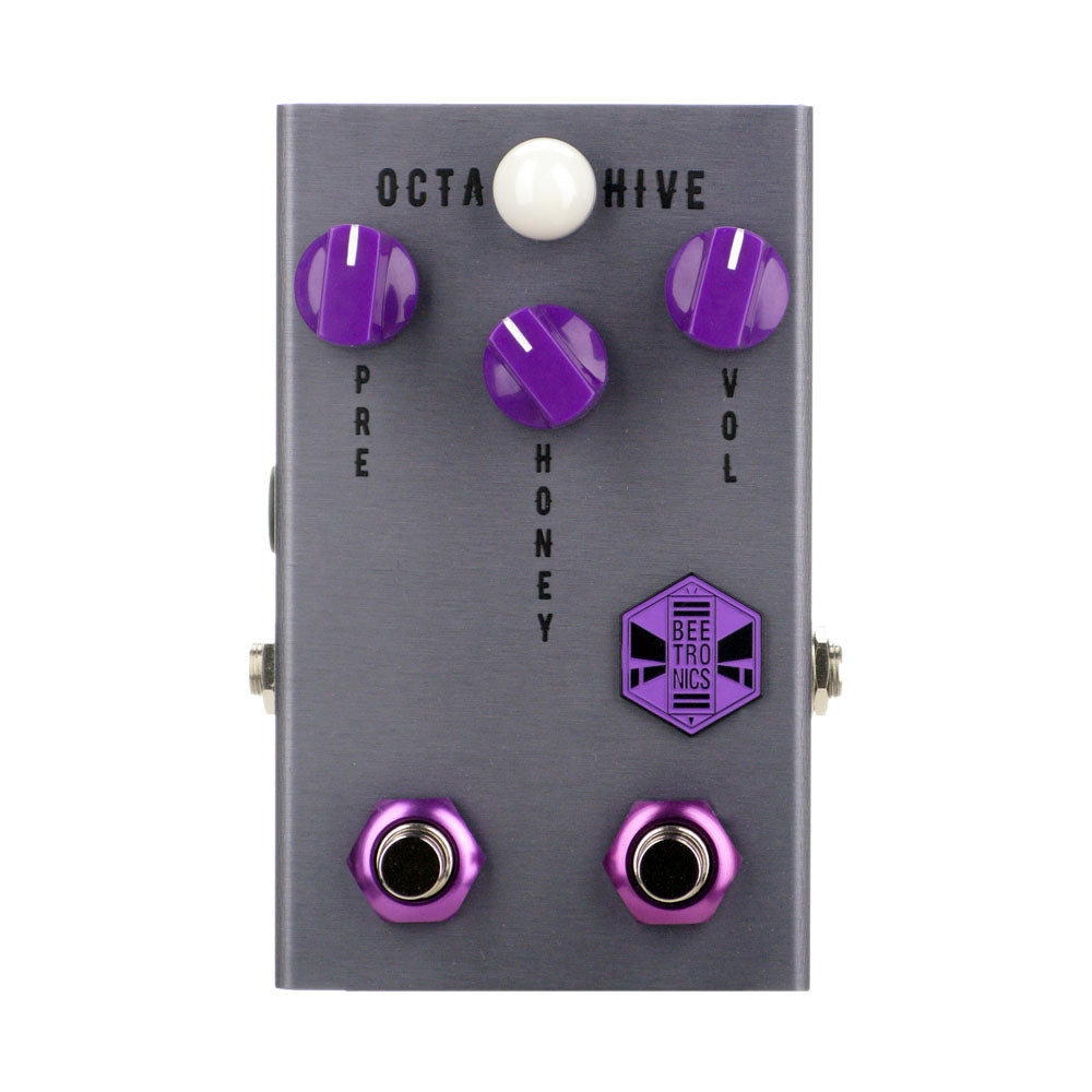 Beetronics OctaHive Dual-Footswitch High Octave Fuzz, Gray Series 01 (Limited Edition)