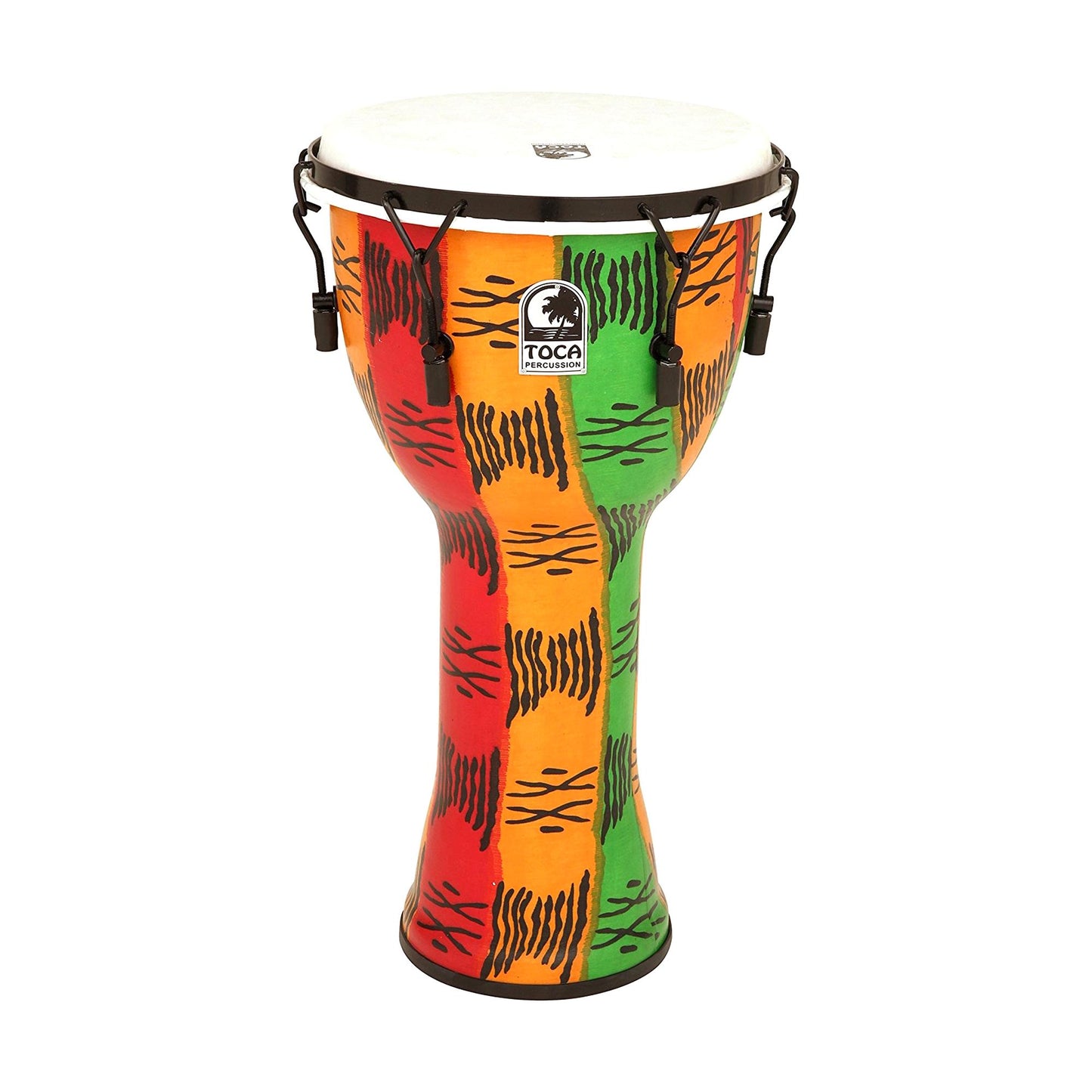 Toca TF2DM-10S FreeStyle II 10-Inch Mechanically Tuned Djembe, Spirit