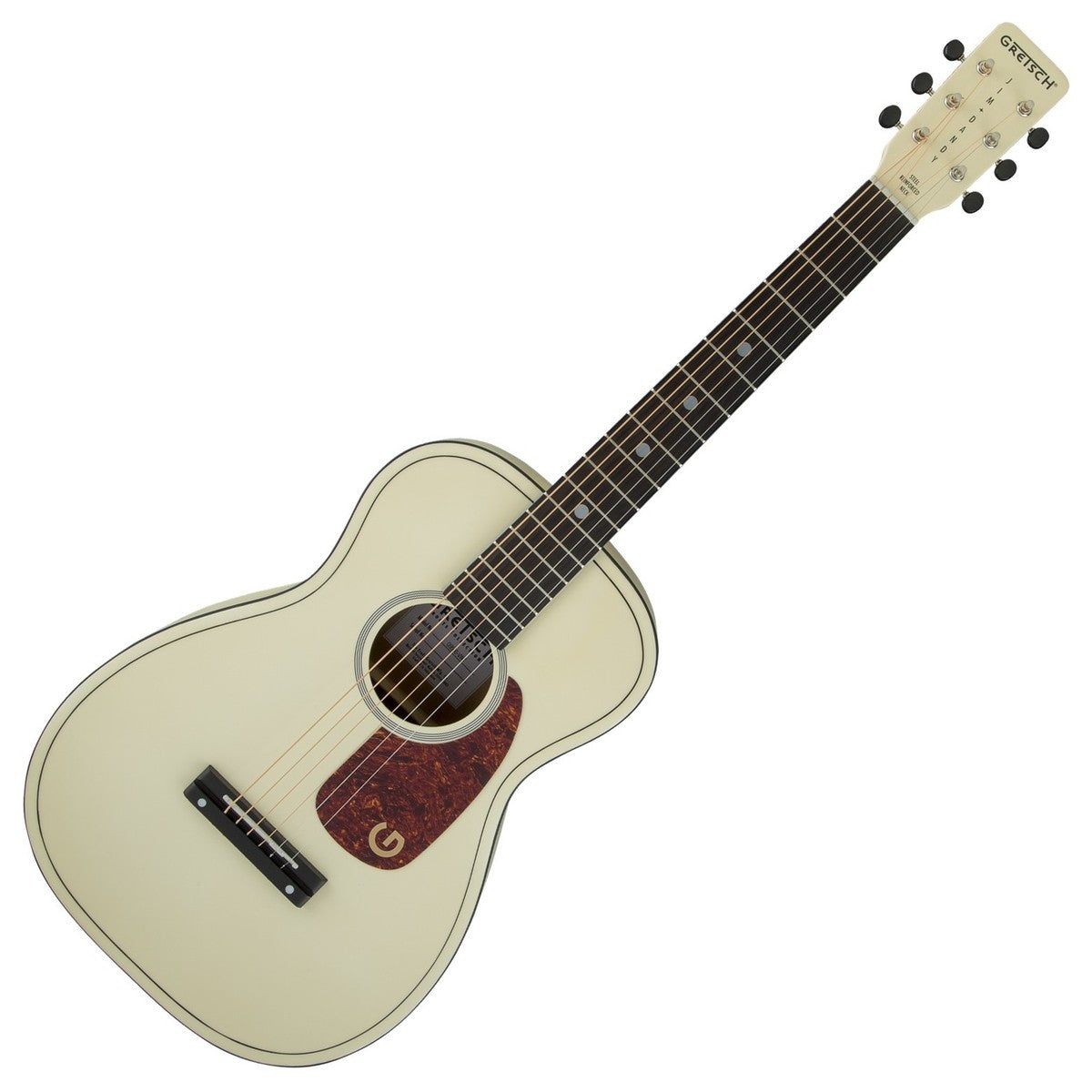 Gretsch G9500 Jim Dandy 24" Scale Flat Top Acoustic Guitar (Vintage White)