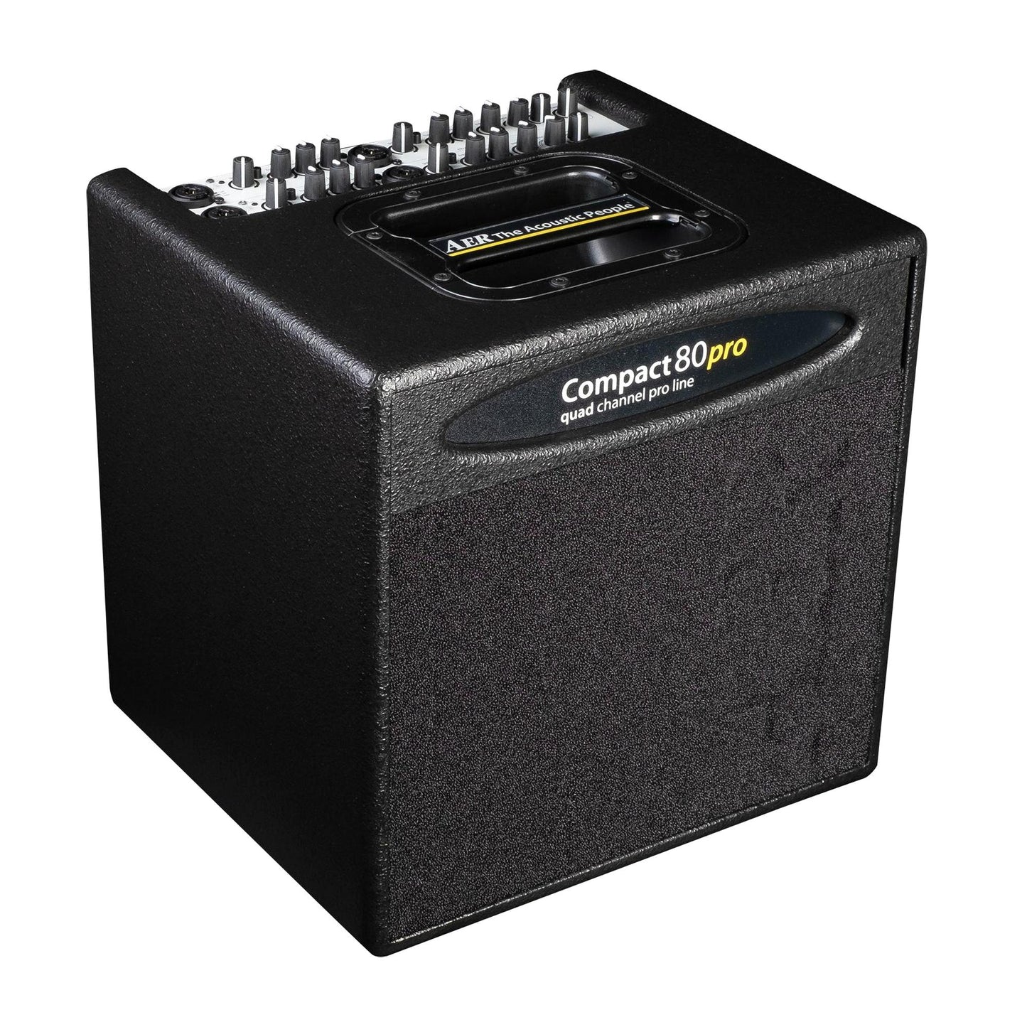 AER Compact 80 Pro 80W 1x8" 4-Channel Acoustic Guitar Combo Amplifier w/Gig Bag
