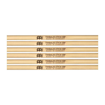 Meinl Percussiom SB118-3 Timbale Sticks, Pack of 3 Pairs, 3/8"