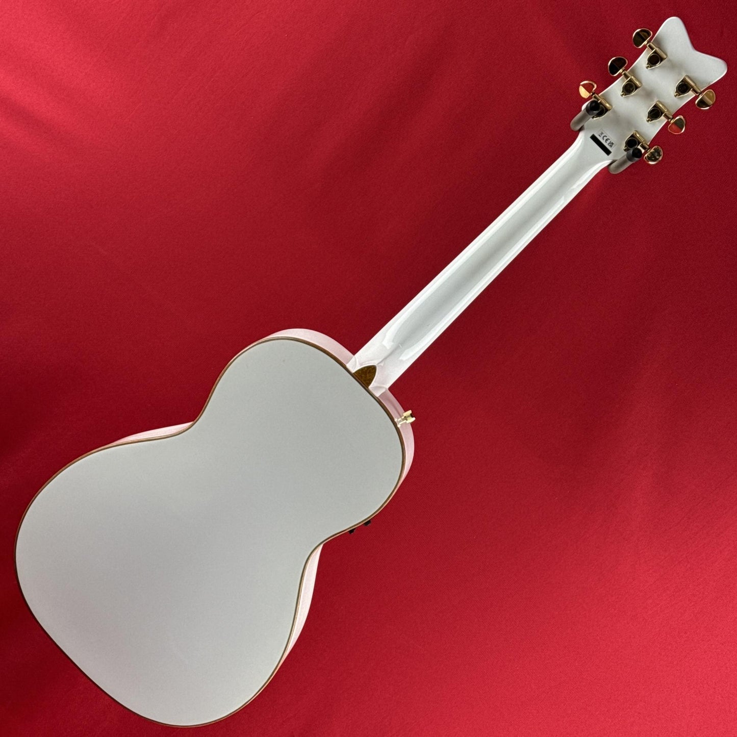 [USED] Gretsch G5021WPE Rancher Penguin Parlor Acoustic Electric Guitar, White (See Description)