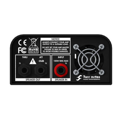 Two Notes Torpedo Captor Reactive Loadbox DI and Attenuator, 4 Ohm