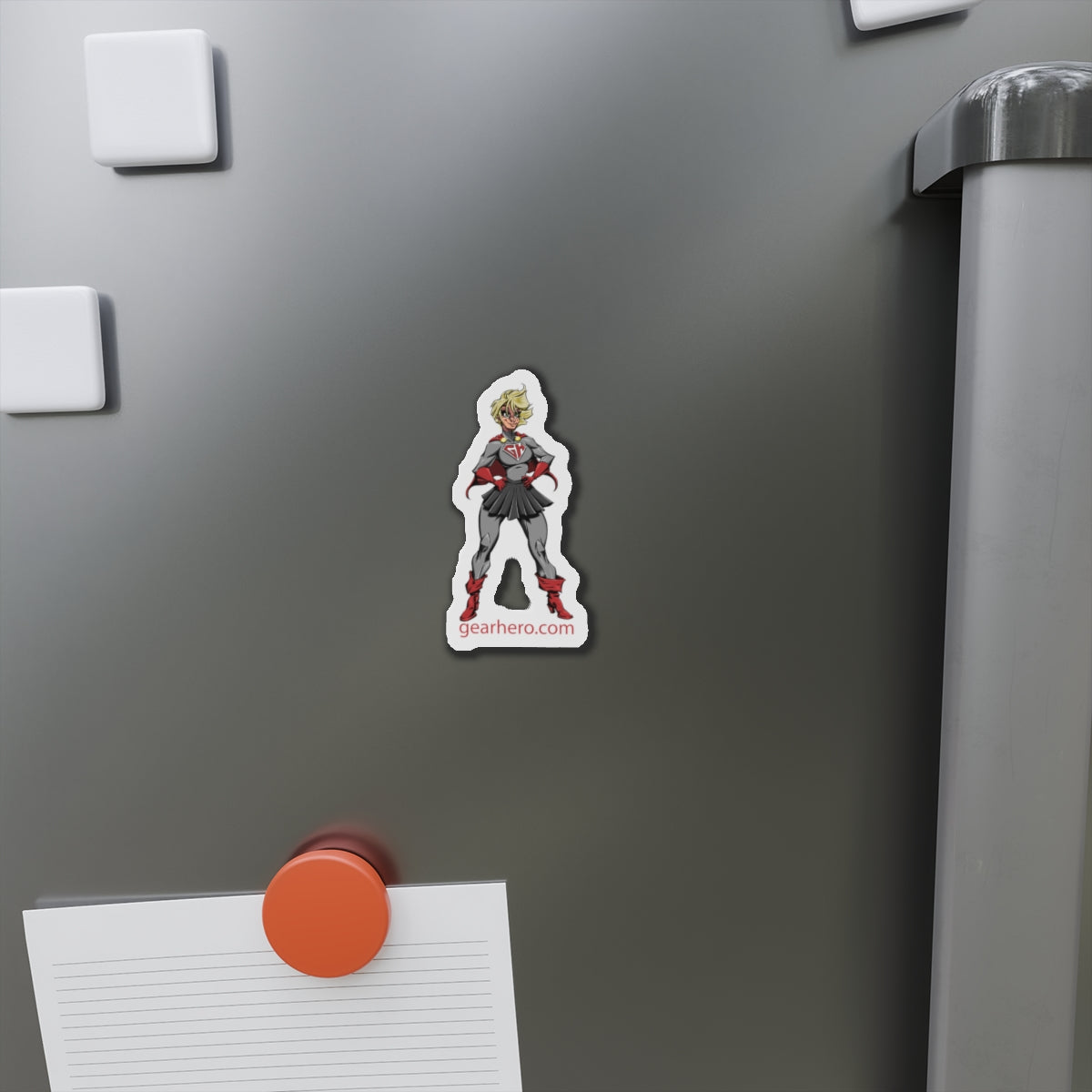 Mrs. Hero Die-Cut Magnets