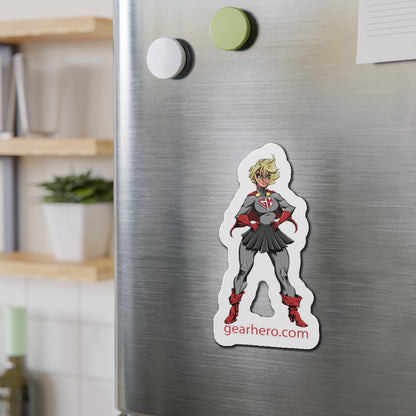 Mrs. Hero Die-Cut Magnets