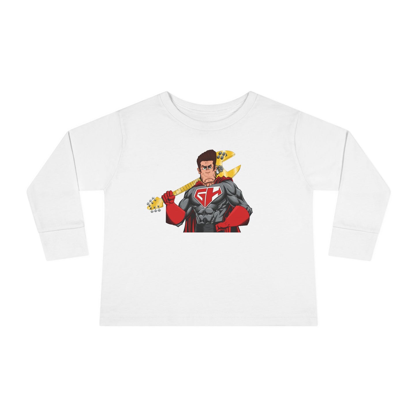 Golden Guitar Hero Toddler Long Sleeve Tee
