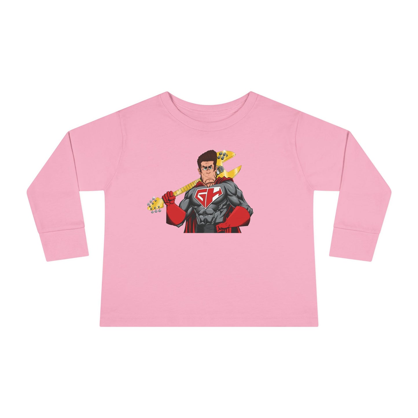 Golden Guitar Hero Toddler Long Sleeve Tee