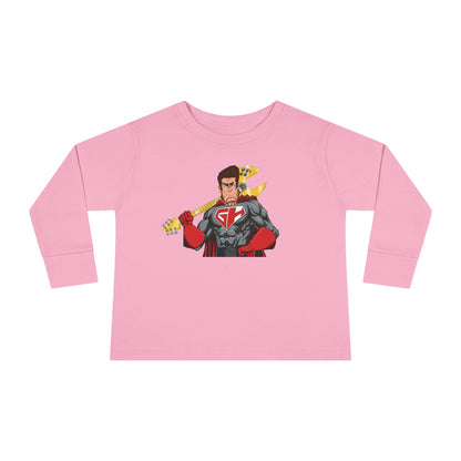 Golden Guitar Hero Toddler Long Sleeve Tee