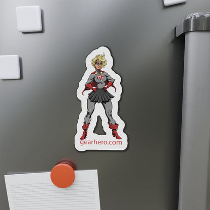 Mrs. Hero Die-Cut Magnets