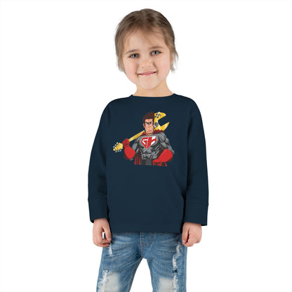Golden Guitar Hero Toddler Long Sleeve Tee