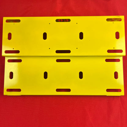 [USED] GO Pedalboards 24x16 Two-Tier Aluminum Pedalboard, Yellow (See Description)