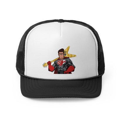 Golden Guitar Hero Trucker Caps