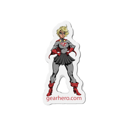 Mrs. Hero Die-Cut Magnets